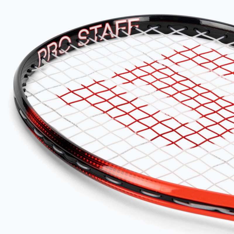 Rachetă de tenis Wilson Pro Staff Precision 26 roșu/negru pentru copii WR133610H 5