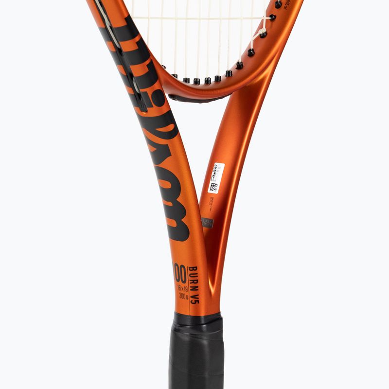 Rachetă de tenis Wilson Burn 100 V5.0 portocalie WR108810 4