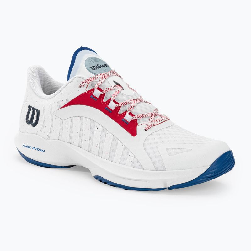 Încălțăminte de padel pentru bărbați Wilson Hurakn Pro white/wilson red/deja vu blue