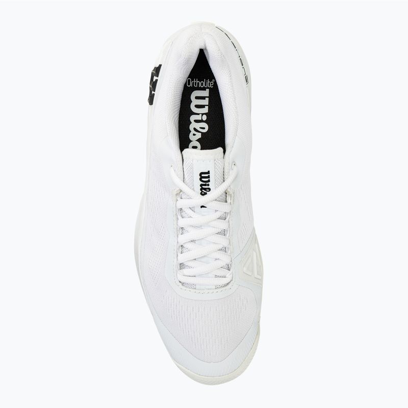 Încălțăminte de tenis pentru bărbați Wilson Rush Pro 4.0 white/white/black 5