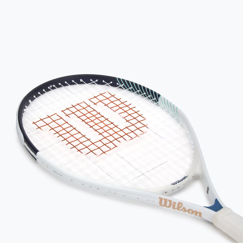 Set de tenis pentru copii Wilson Roland Garros Elite Kit 23 white/navy 5