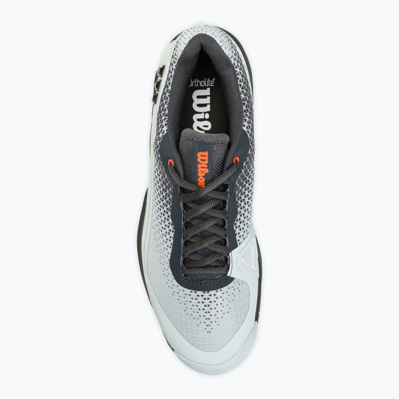 Încălțăminte de tenis pentru bărbați Wilson Rush Pro 4.0 Shift Clay ballad blue/ebony/orange tiger 5