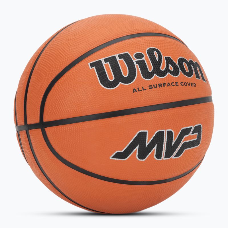 Minge de baschet Wilson MVP brown mărimea 5 2