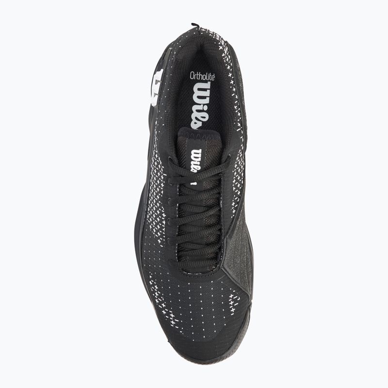 Pantofi de tenis pentru bărbați Wilson Rush Pro Extra Duty negru/ negru/ alb 5
