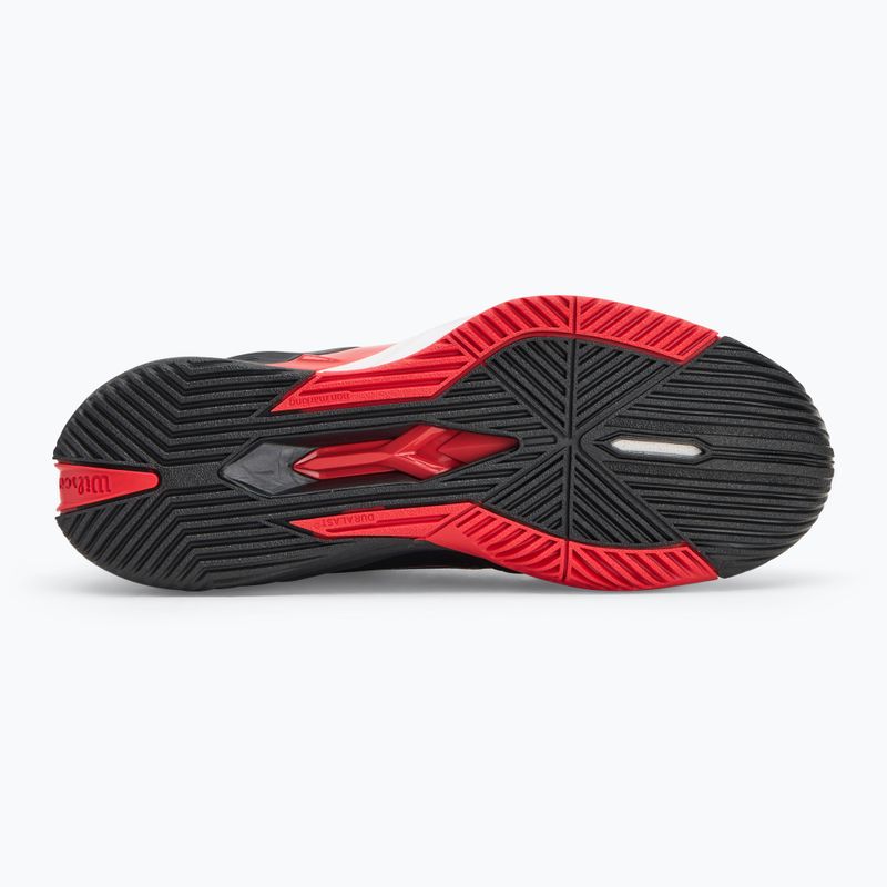Pantofi de tenis pentru bărbați Wilson Rush Pro 4.5 negru/infrared/alb 4
