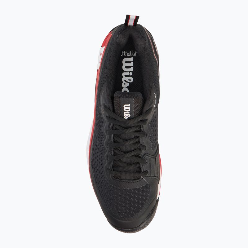 Pantofi de tenis pentru bărbați Wilson Rush Pro 4.5 negru/infrared/alb 5