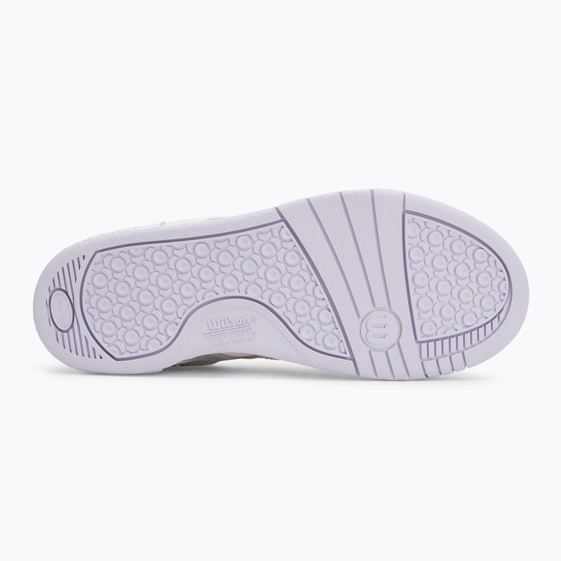 Pantofi pentru femei Wilson Pro Staff 87 Mesh W alb/ albastru lavanda/ lumina soarelui 4