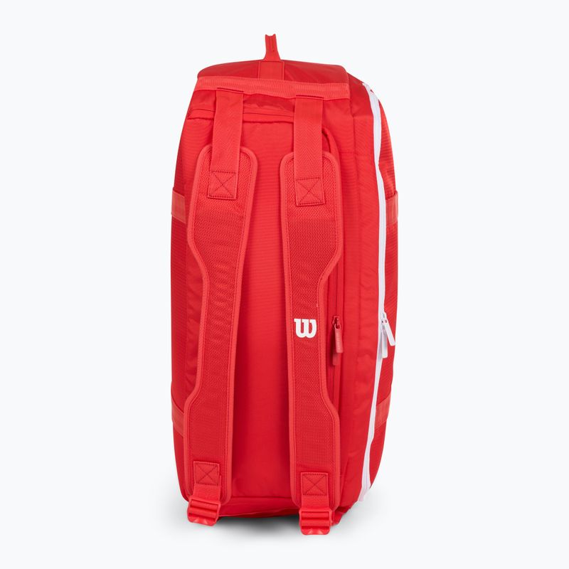 Geantă de tenis Wilson Super Tour Red Coaches Duffel red 4