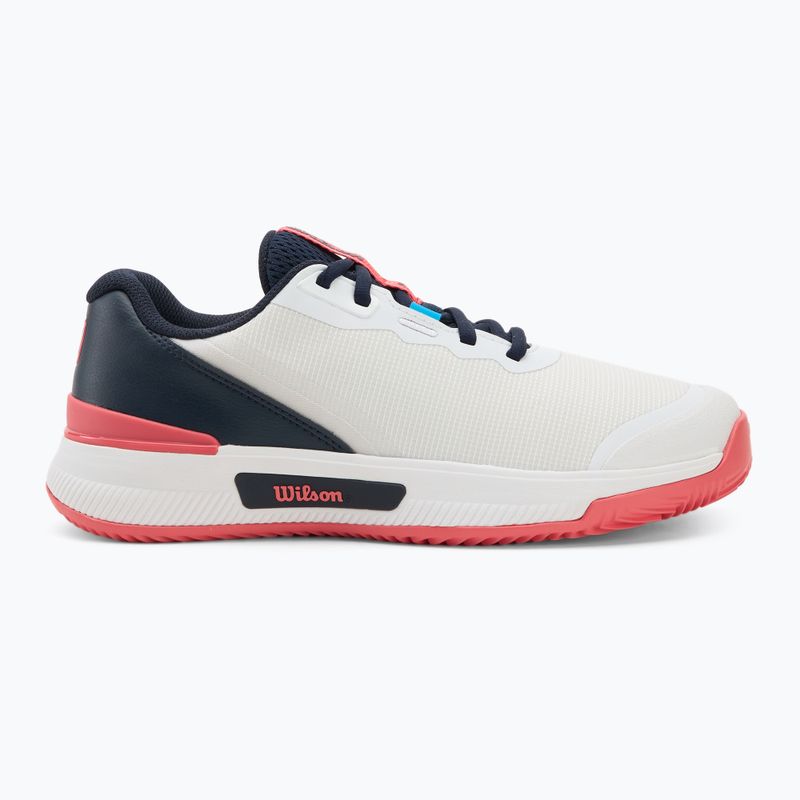 Pantofi de tenis pentru femei Wilson Intrigue Pro Clay W alb/ navy blazer/ dubarry 2