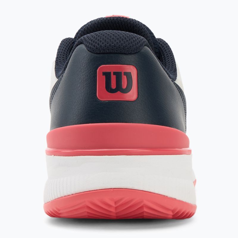 Pantofi de tenis pentru femei Wilson Intrigue Pro Clay W alb/ navy blazer/ dubarry 6