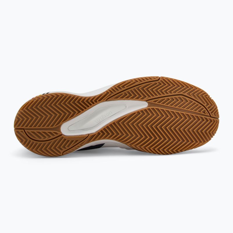 Pantofi de tenis pentru bărbați Wilson Rush Pro Ace Clay RG alb/marin blazer/ cauciuc 4