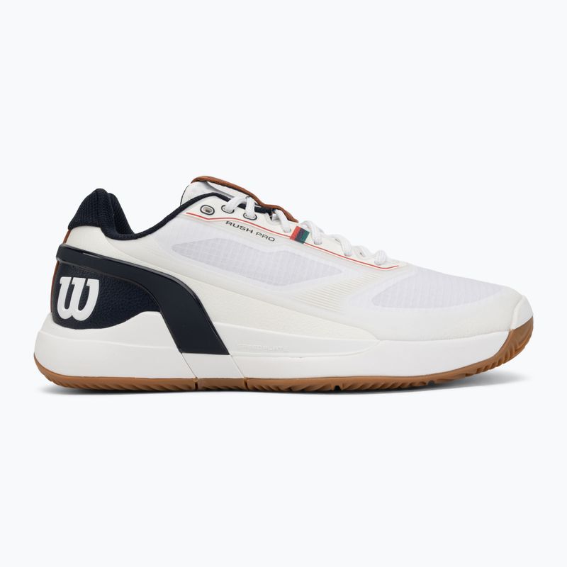 Încălțăminte de tenis pentru bărbați Wilson Rush Pro 5 Clay white/navy blazer/gum 2