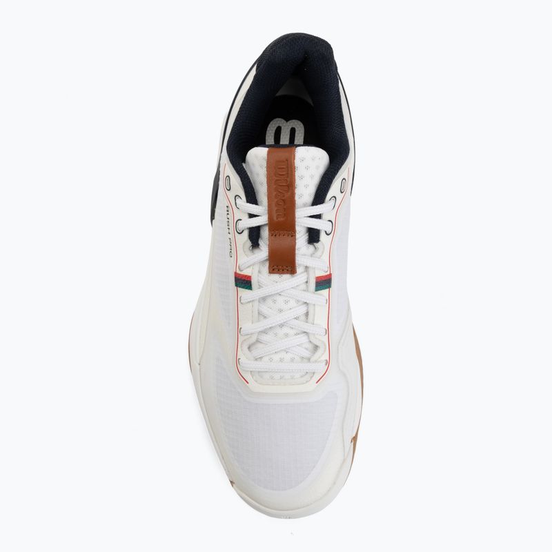 Încălțăminte de tenis pentru bărbați Wilson Rush Pro 5 Clay white/navy blazer/gum 5