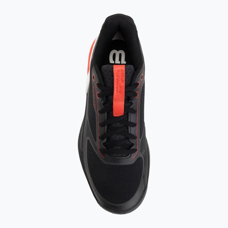 Încălțăminte de padel pentru bărbați Wilson Rush Pro 5 black/infrared/white 5