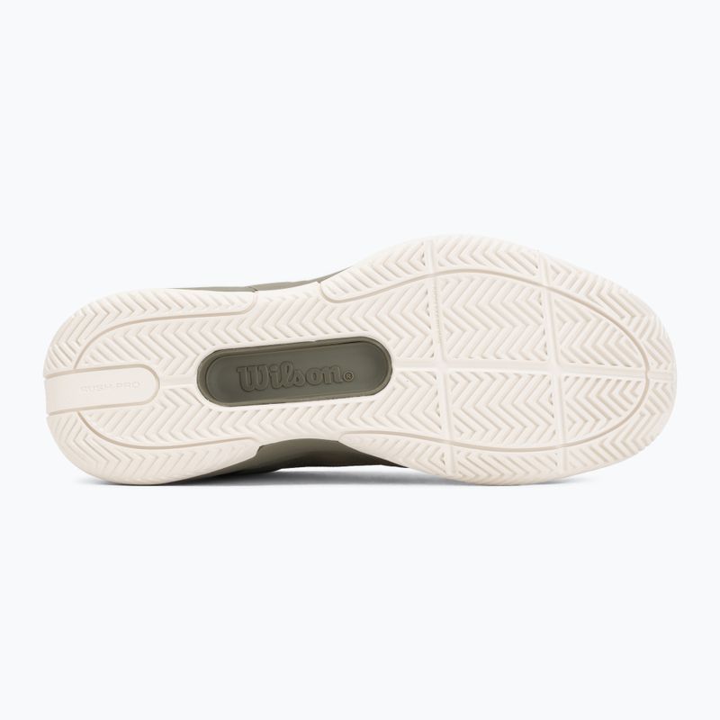 Încălțăminte de tenis pentru bărbați Wilson Rush Pro 5 vetiver/tofu/caramel cafe 4