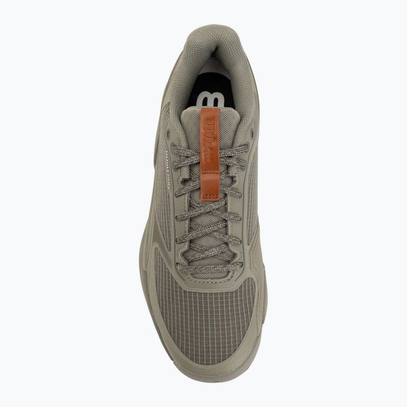 Încălțăminte de tenis pentru bărbați Wilson Rush Pro 5 vetiver/tofu/caramel cafe 5
