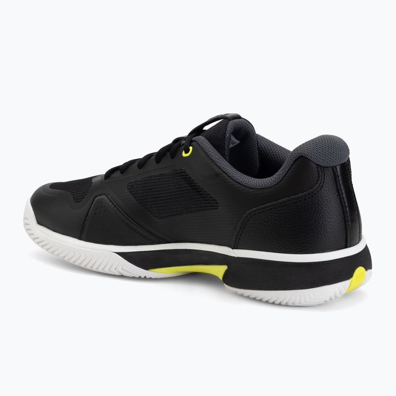 Încălțăminte de tenis pentru bărbați Wilson Rush Lite 5 black/white/safety yellow 3
