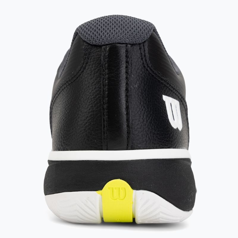 Încălțăminte de tenis pentru bărbați Wilson Rush Lite 5 black/white/safety yellow 6