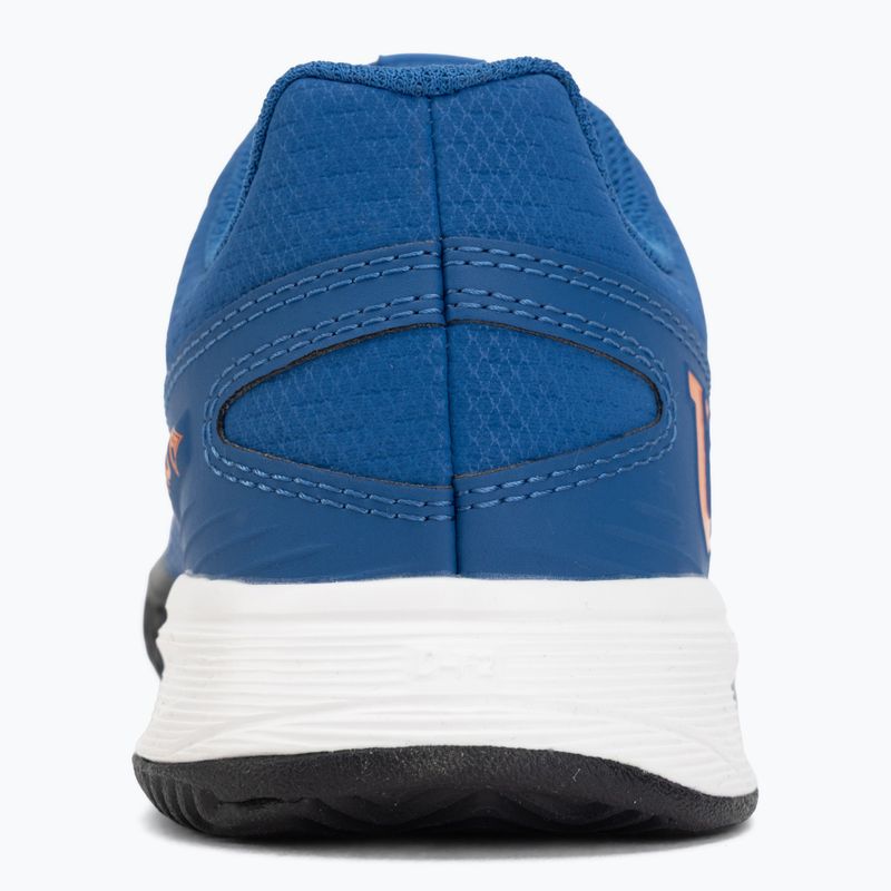 Încălțăminte de tenis pentru copii Wilson Rush Pro Ace L Jr déjà vu blue/orange tiger/white 6