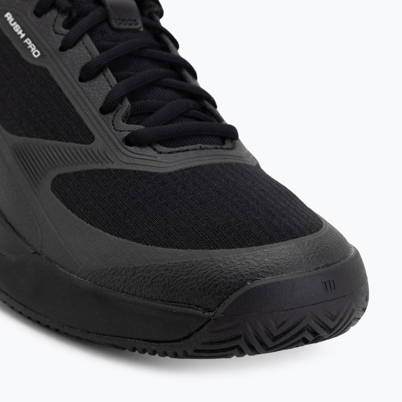 Încălțăminte de tenis pentru bărbați Wilson Rush Pro 5 black/white/stormy weather 7