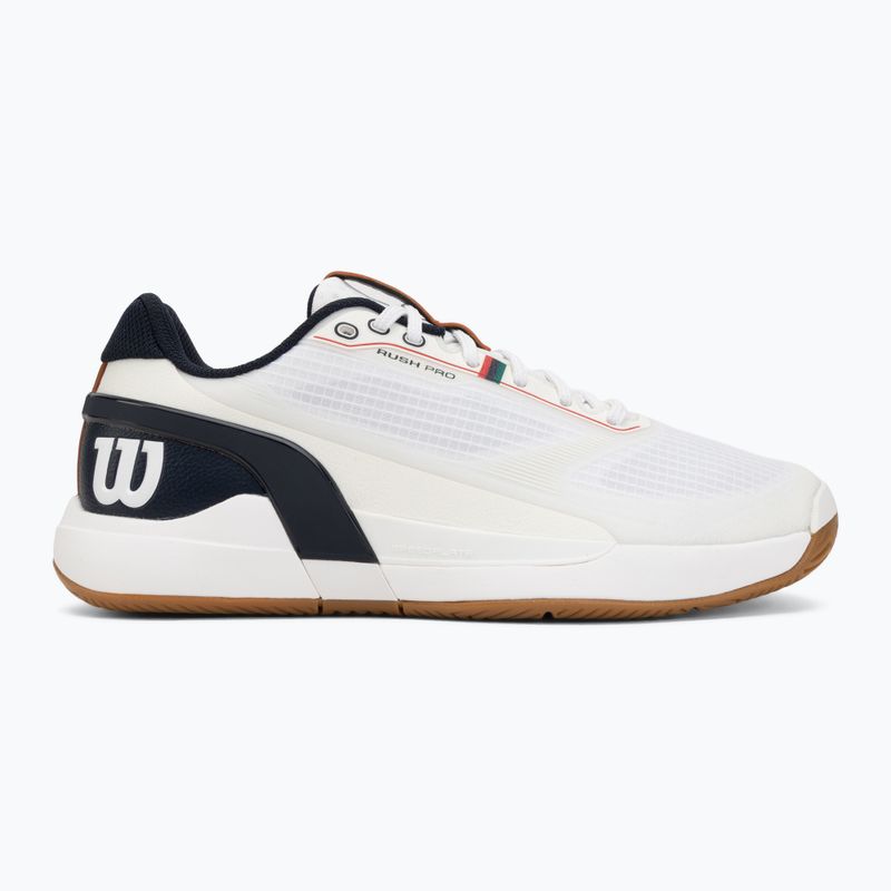 Încălțăminte de tenis pentru bărbați Wilson Rush Pro 5 white/navy blazer/gum 2
