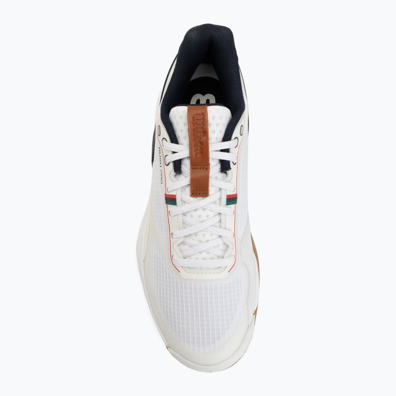 Încălțăminte de tenis pentru bărbați Wilson Rush Pro 5 white/navy blazer/gum 5