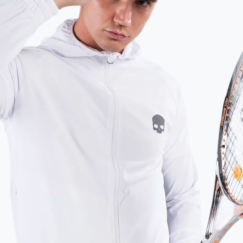 Hanorac de tenis pentru bărbați Hydrogen Tech FZ alb TC0003001 7