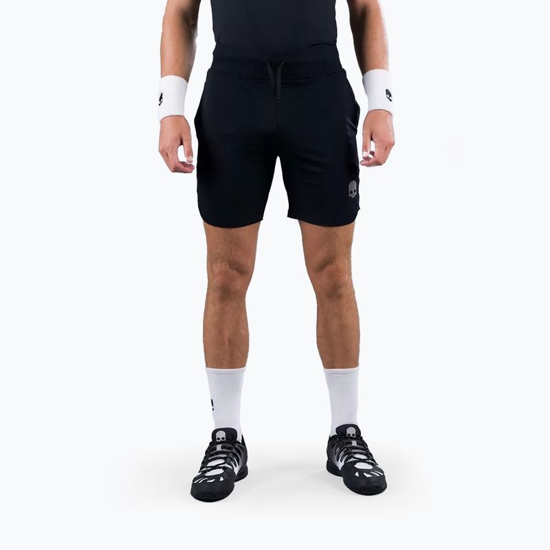 Pantaloni scurți de tenis HYDROGEN Tech pentru bărbați, negru TC00007