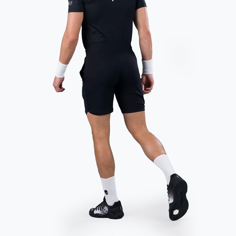 Pantaloni scurți de tenis HYDROGEN Tech pentru bărbați, negru TC00007 3