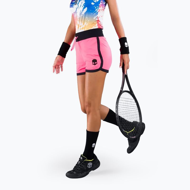 Pantaloni scurți de tenis HYDROGEN Tech pentru femei, roz TC1000723 2