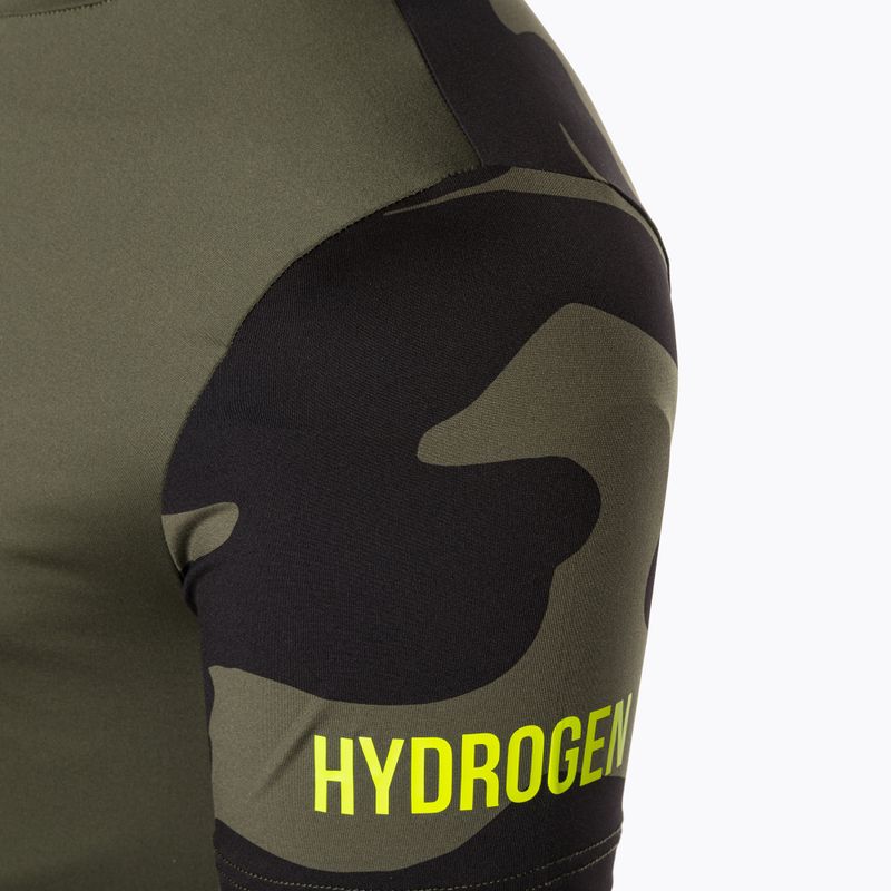 Tricou de tenis pentru bărbați HYDROGEN Camo Tech green T00514397 6