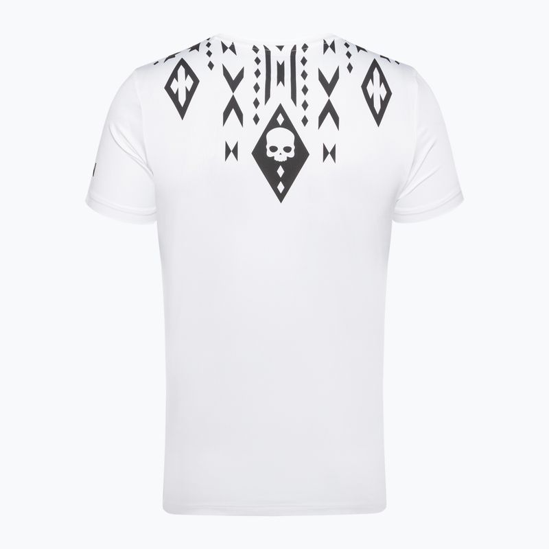 Tricou de tenis HYDROGEN Tribal Tech pentru bărbați  alb T00530001 6