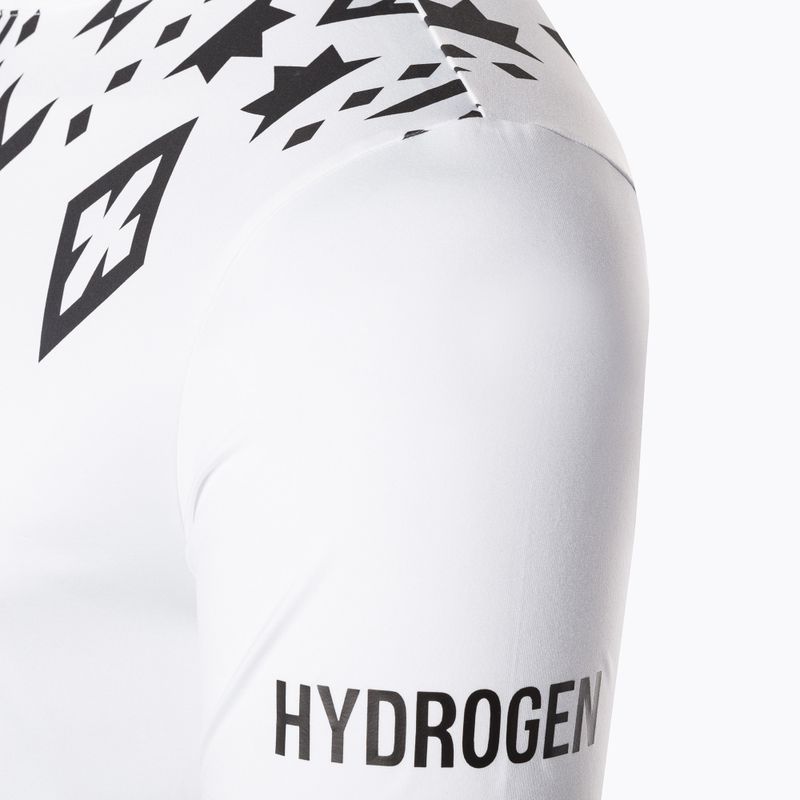 Tricou de tenis HYDROGEN Tribal Tech pentru bărbați  alb T00530001 7