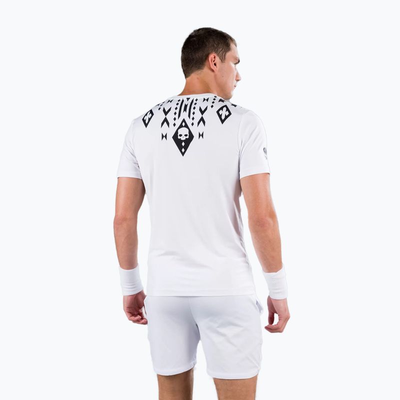Tricou de tenis HYDROGEN Tribal Tech pentru bărbați  alb T00530001 2