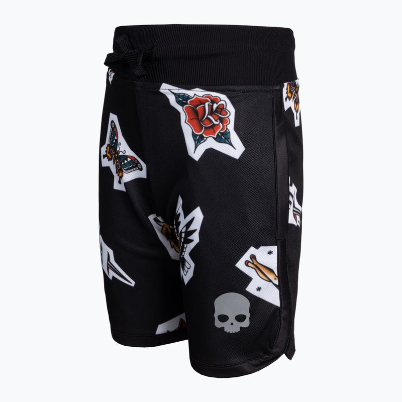 Pantaloni scurți de tenis pentru copii HYDROGEN Tattoo Tech negru TK0506007 3