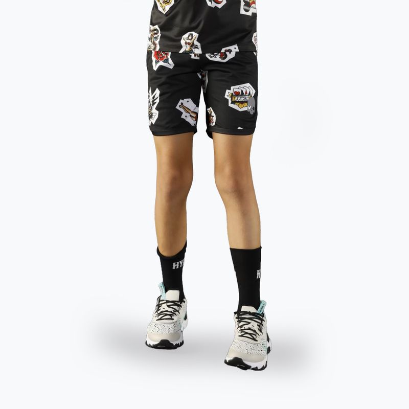 Pantaloni scurți de tenis pentru copii HYDROGEN Tattoo Tech negru TK0506007 5