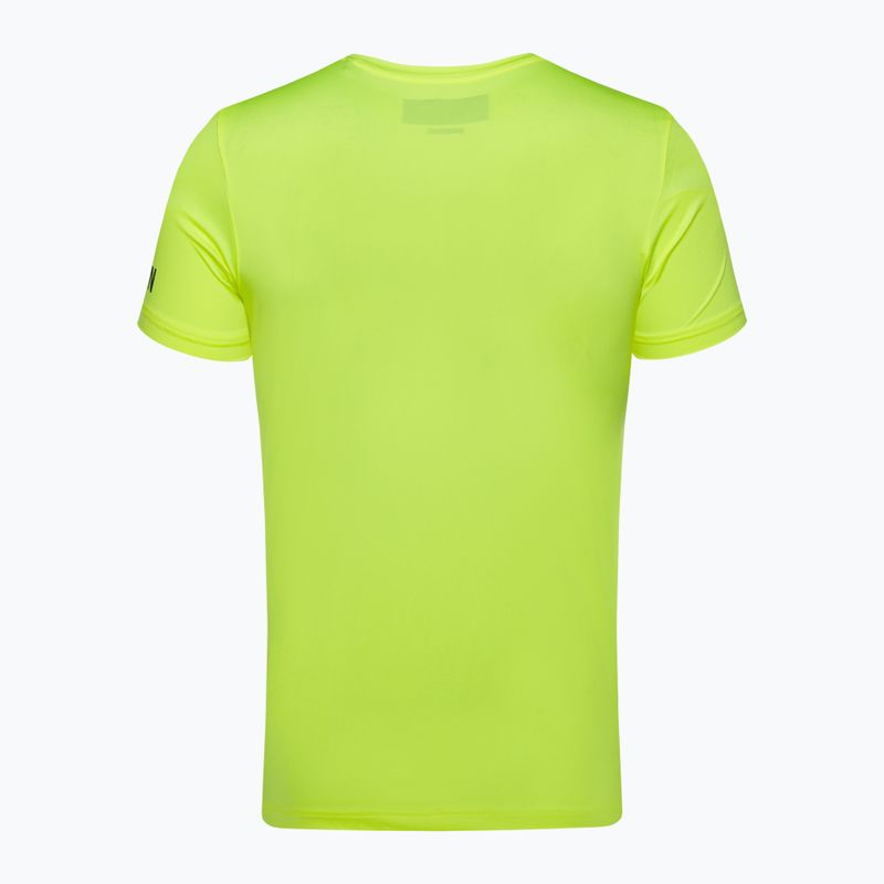 Tricou de tenis galben fluorescent pentru bărbați HYDROGEN Basic Tech Tee 5