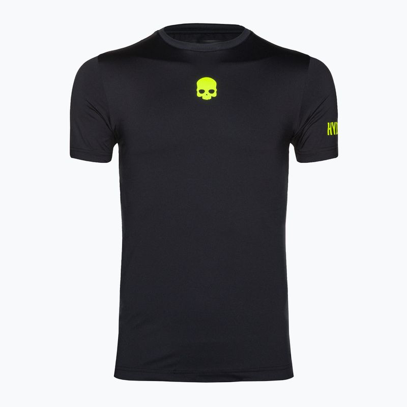 Tricou de tenis pentru bărbați HYDROGEN Panther Tech Tee negru/galben 5