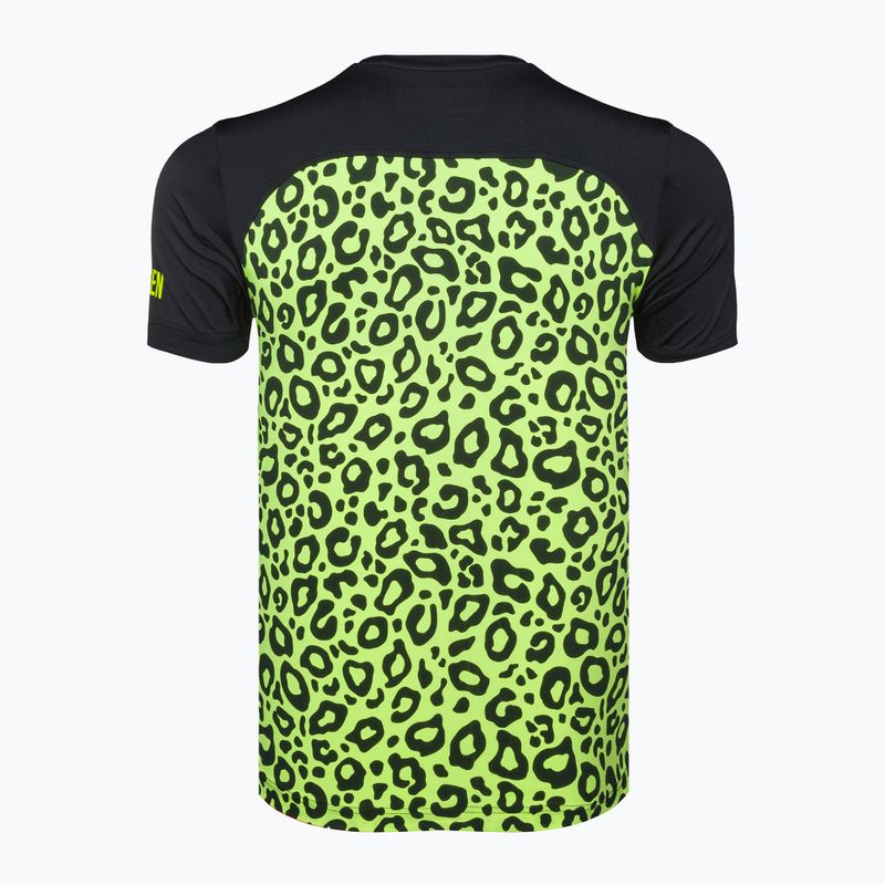 Tricou de tenis pentru bărbați HYDROGEN Panther Tech Tee negru/galben 6