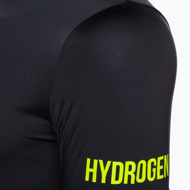 Tricou de tenis pentru bărbați HYDROGEN Panther Tech Tee negru/galben 8