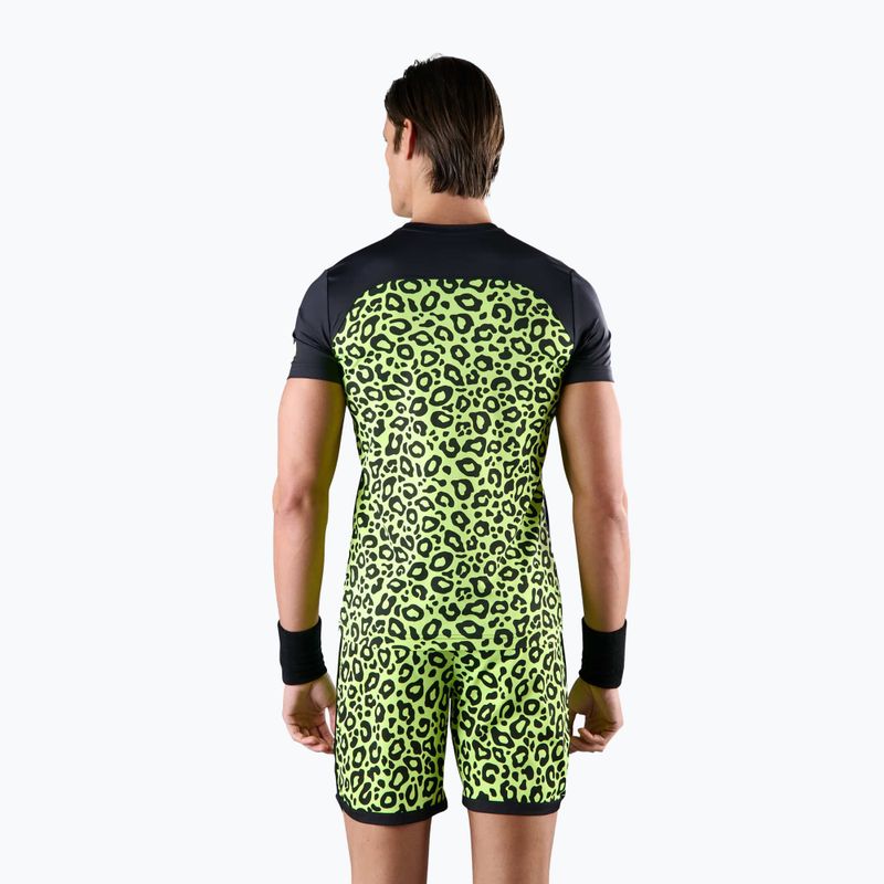 Tricou de tenis pentru bărbați HYDROGEN Panther Tech Tee negru/galben 2
