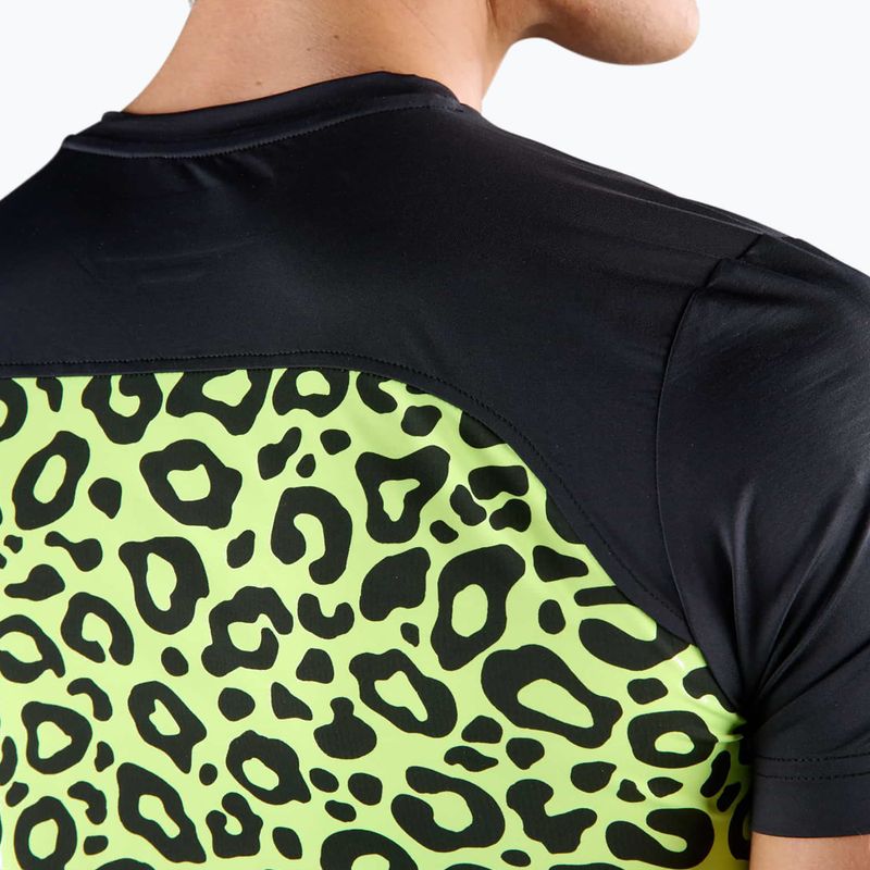 Tricou de tenis pentru bărbați HYDROGEN Panther Tech Tee negru/galben 4