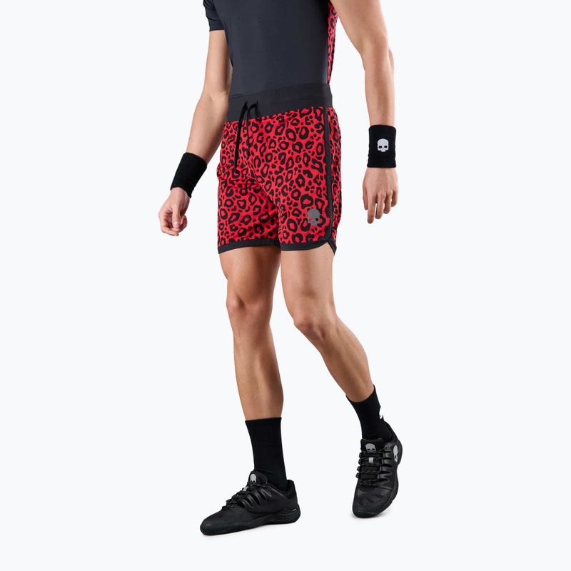 Pantaloni scurți de tenis pentru bărbați HYDROGEN Panther Tech roșu