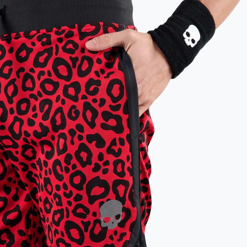 Pantaloni scurți de tenis pentru bărbați HYDROGEN Panther Tech roșu 3