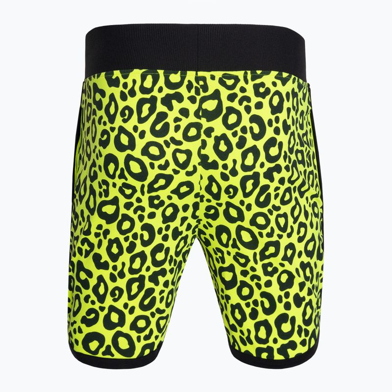 Pantaloni scurți de tenis pentru bărbați HYDROGEN Panther Tech galben fluorescent 5