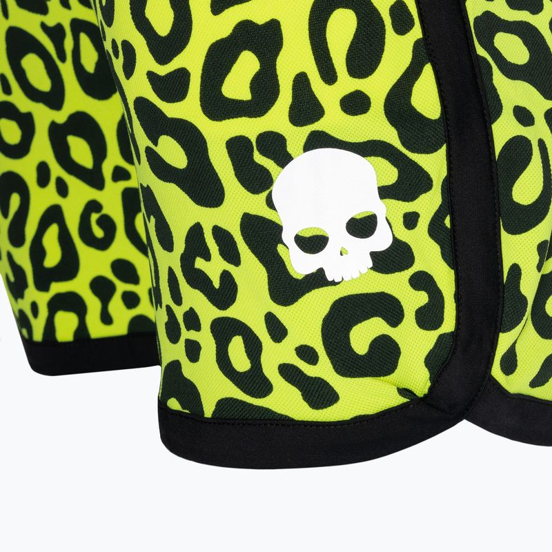 Pantaloni scurți de tenis pentru bărbați HYDROGEN Panther Tech galben fluorescent 6