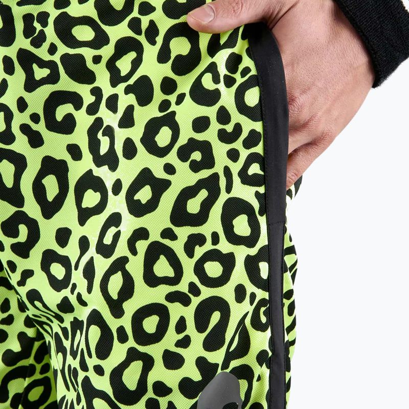 Pantaloni scurți de tenis pentru bărbați HYDROGEN Panther Tech galben fluorescent 3
