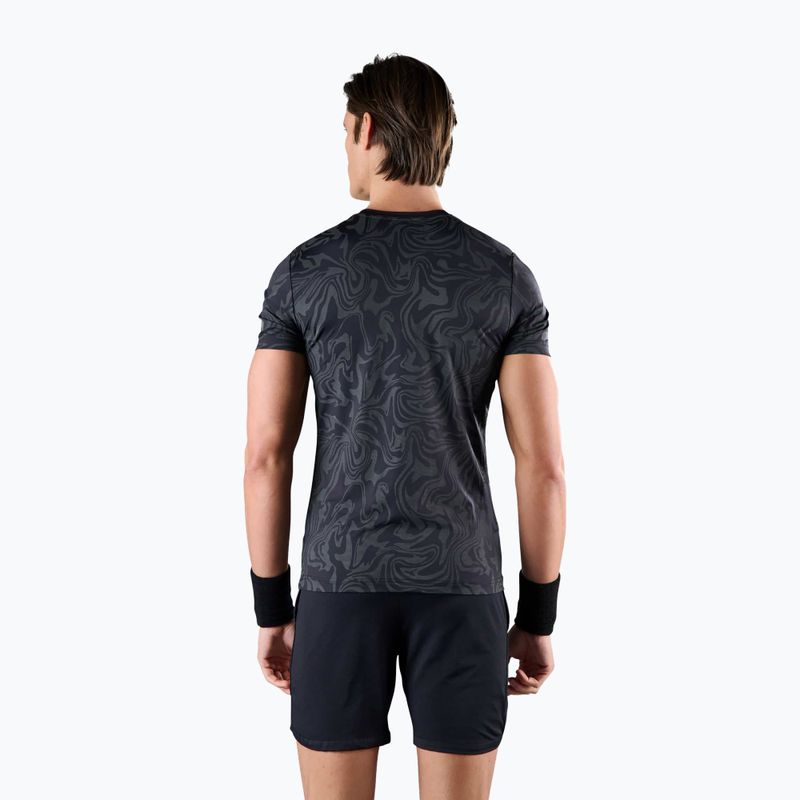 Tricou de tenis pentru bărbați HYDROGEN Chrome Tech Tee gri 2