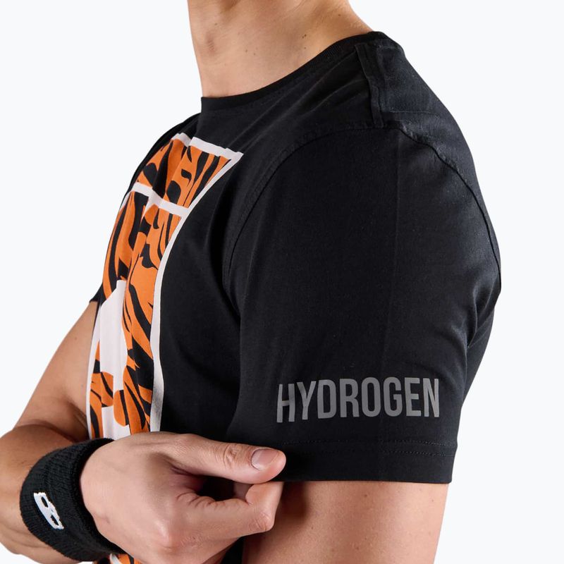 Bărbați HYDROGEN Tennis Court Tennis Court Cotton Tee negru 4