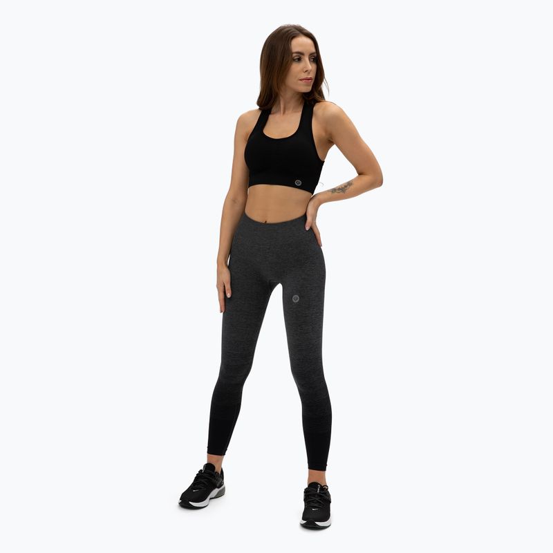 Jambiere pentru femei Gym Glamour gri ombre 223 2